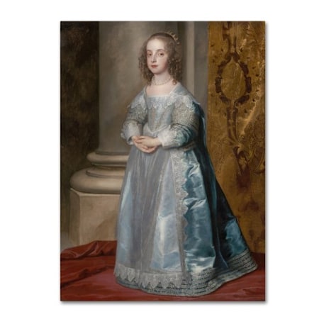 Trademark Fine Art Van Dyck 'Princess Mary Daughter Of Charles I' Canvas Art, 35x47 AA01166-C3547GG